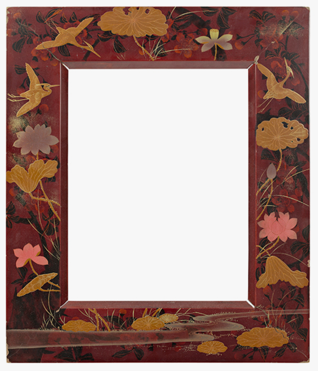 Cadre Japonisant XIXe — 27,4 x 21,5 cm — Ref. 3123
