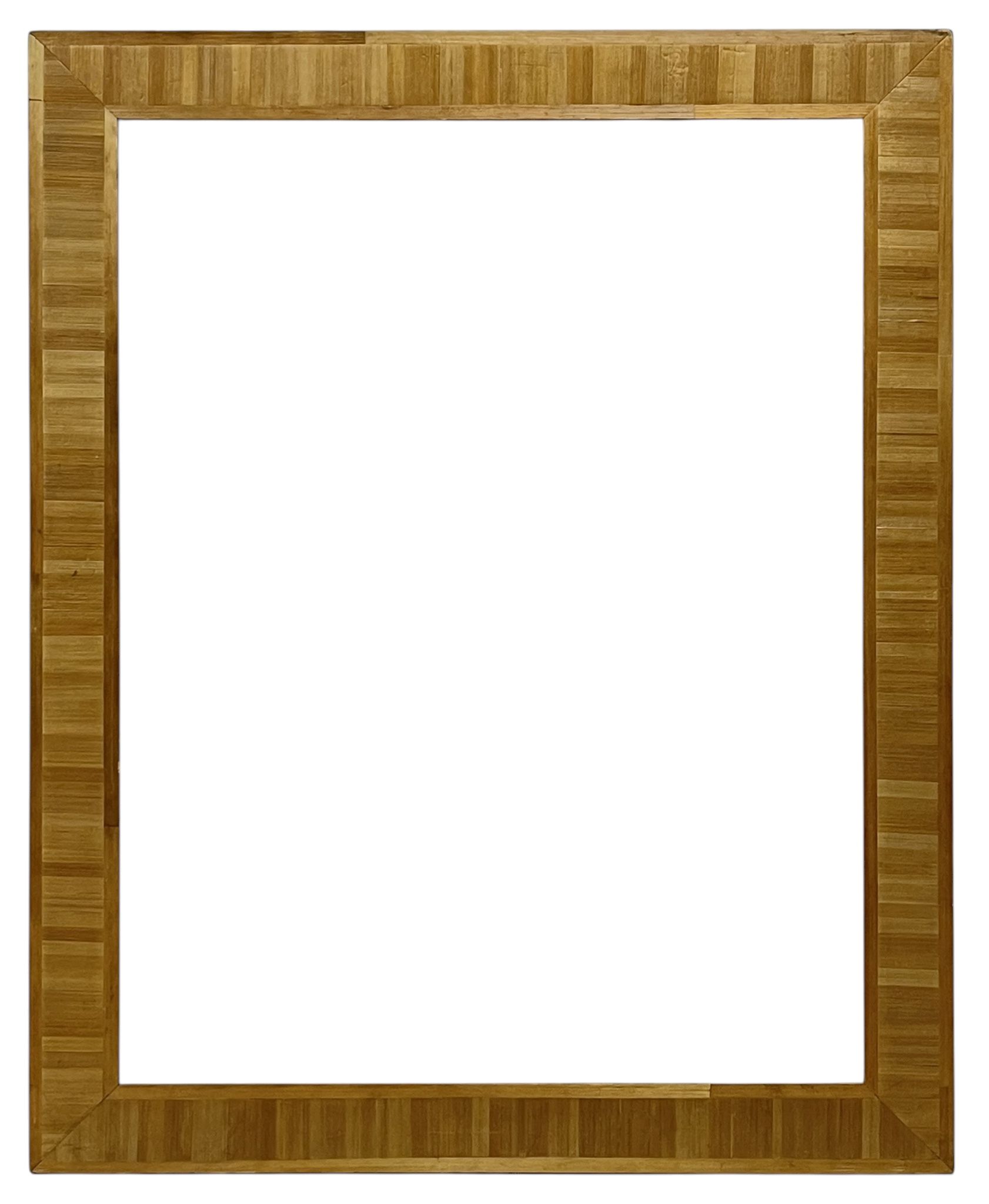 Cadre en marqueterie de paille XXe — 65.4 x 50.2 cm — Ref. PC0612M2