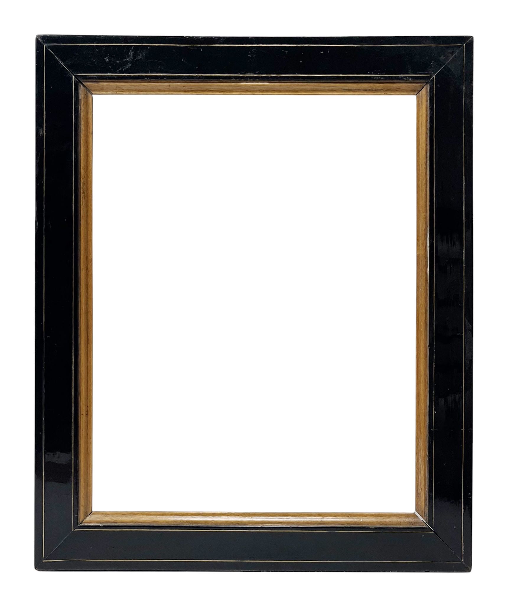 Cadre noirci à filet dorés. Réf. — 29,8 x 23,6 cm — Réf. PC1036M2