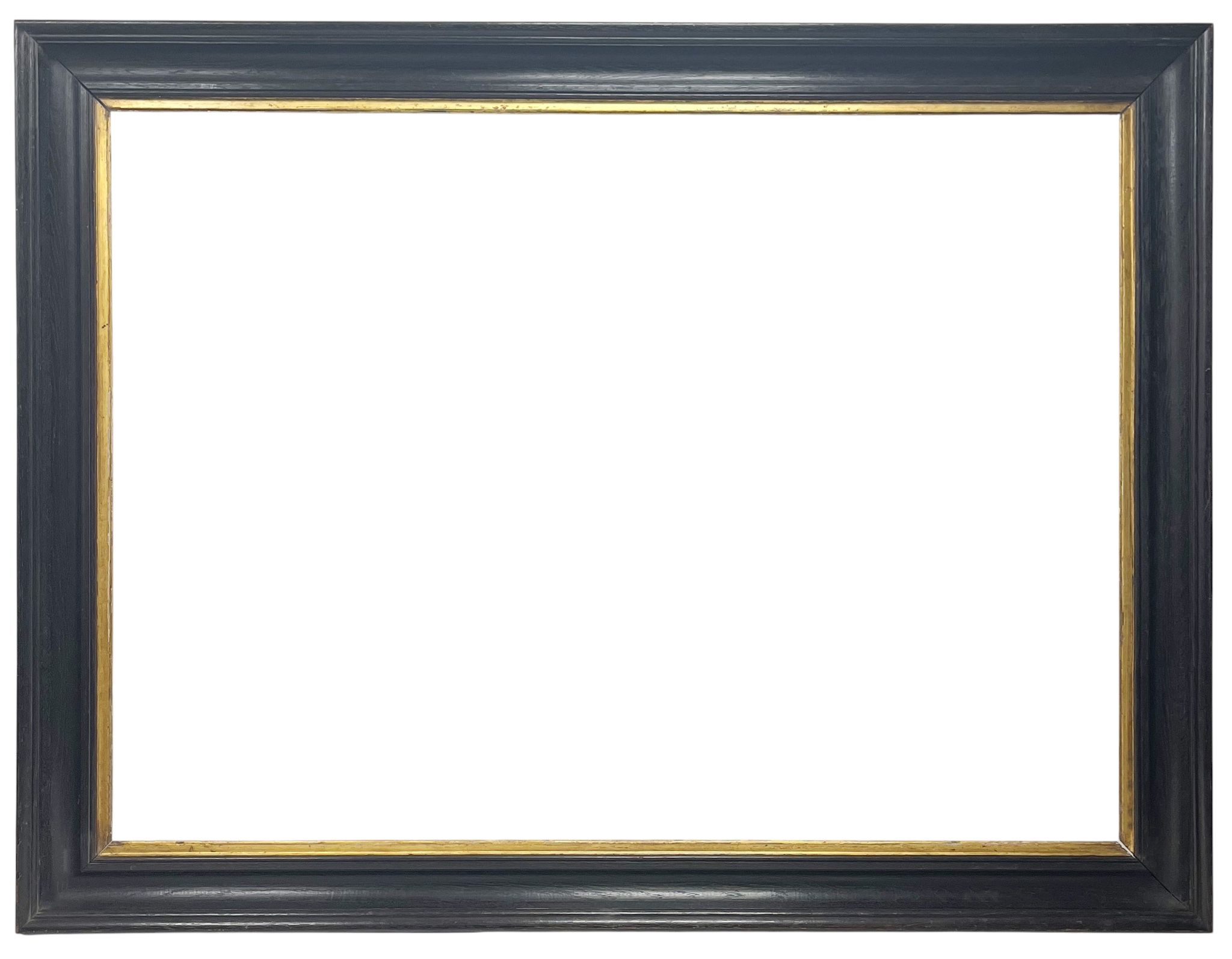 Cadre en bois noirci et vue dorée XIXe — 137.2 x 99.4 cm — Ref. PC0940M2
