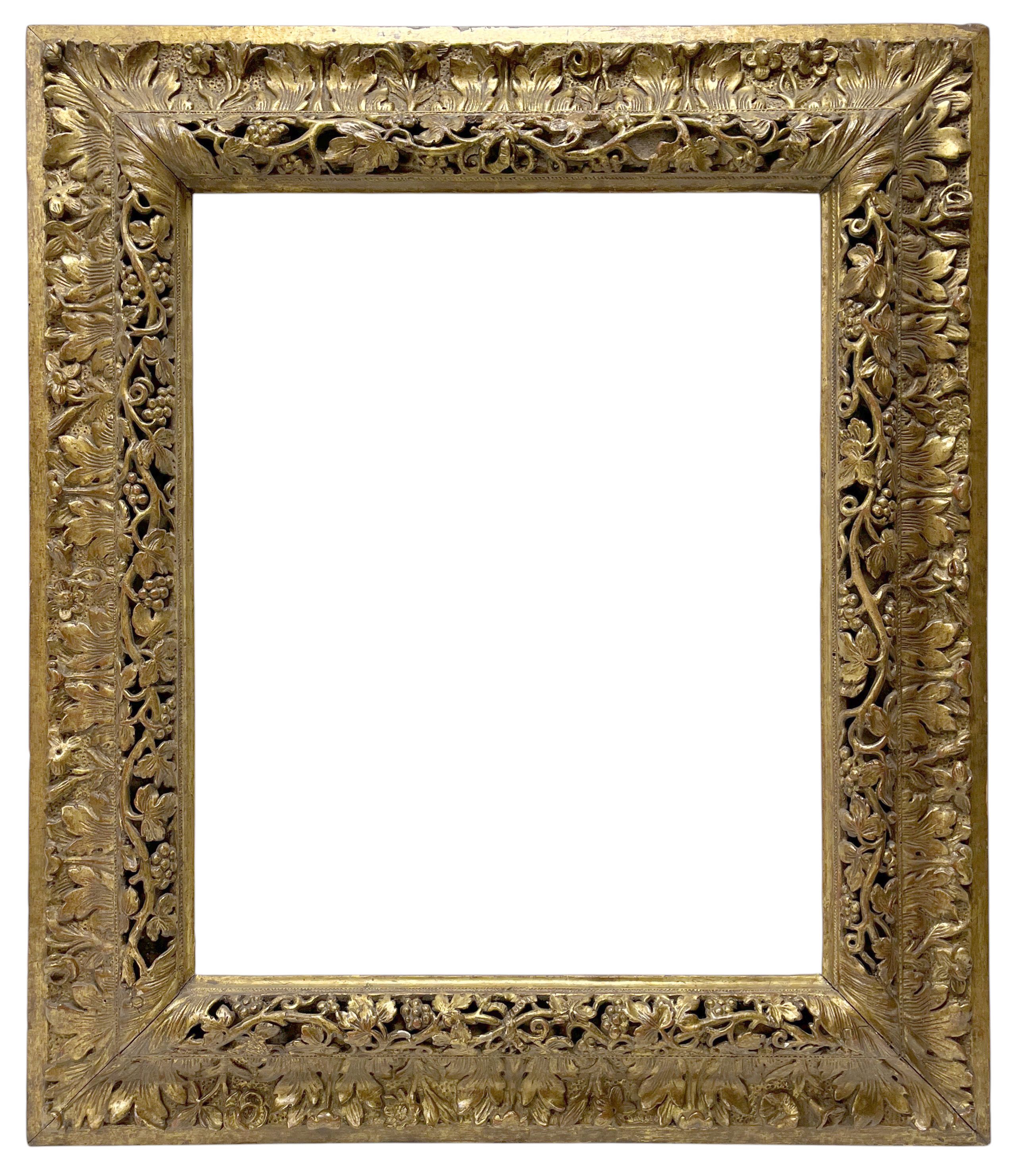 Cadre italien XVIIe — 53,1 x 43,7 cm — Réf. PC0364M2
