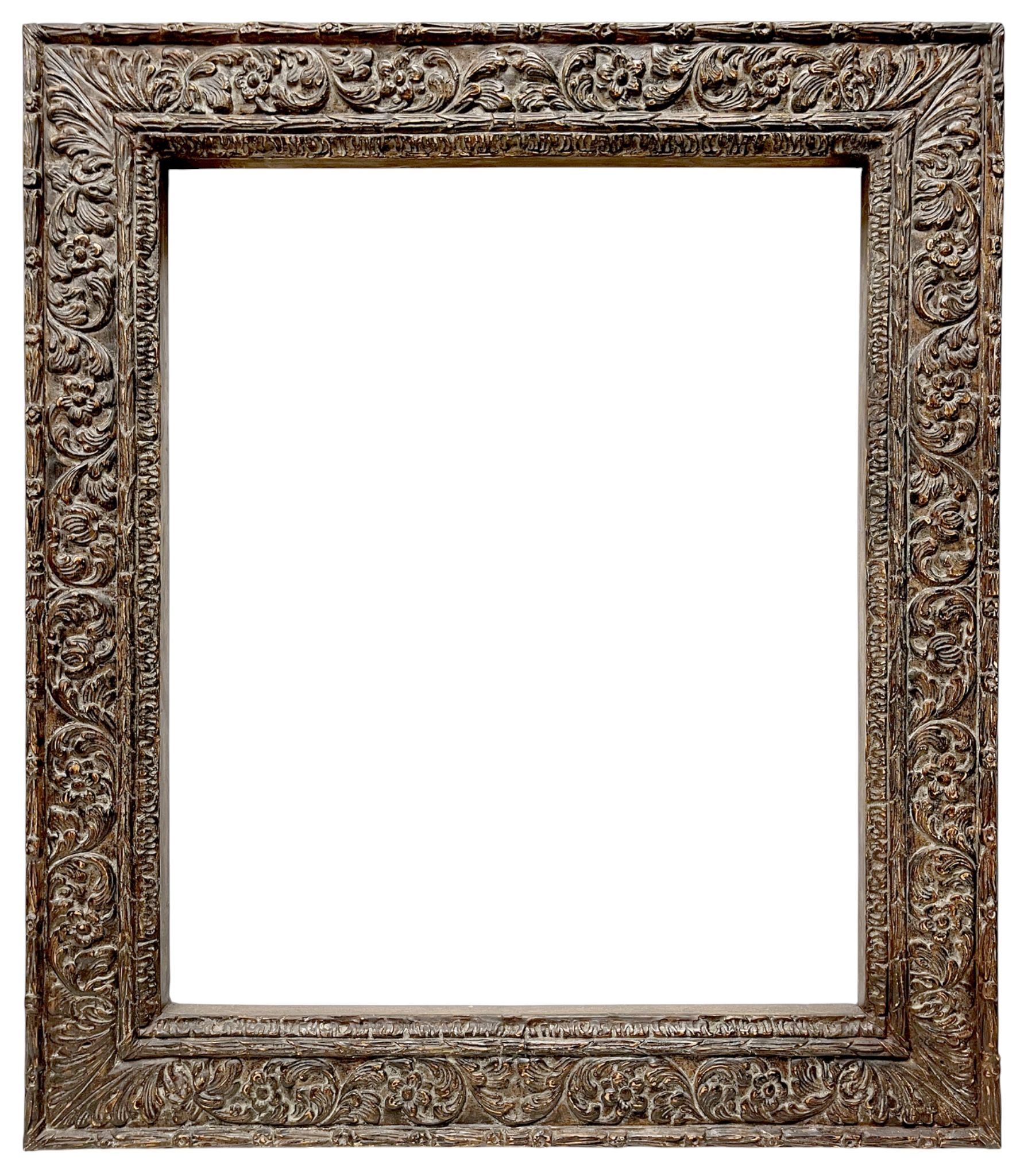 Cadre XIX à rinceaux fleuris — 57,5 x 46,7 cm — Réf. PC0178M1