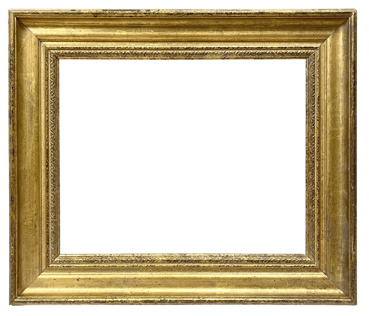 Cadre doré avec rais-de-coeur à la vue —33 x 41.4 cm — Ref. 2361