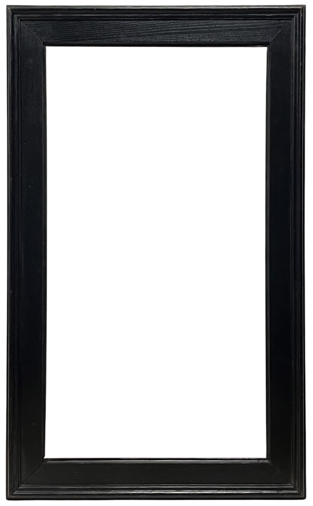 Cadre en chêne mouluré noirci — 81,7 x 45,4 cm — Réf. PC0527M2
