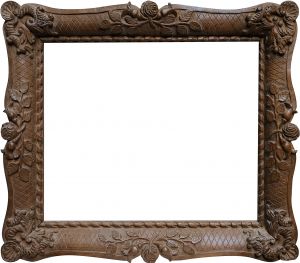 Cadre en bois sculpté - REF-044