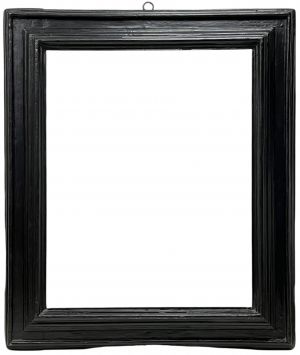 Cadre en bois mouluré noirci — 75 x 59,5 cm — Réf. PC0617M2