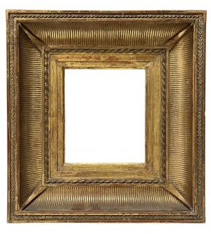 Cadre à canaux XIXe — 15.6 x 13.3 cm — Ref. PC0459M2