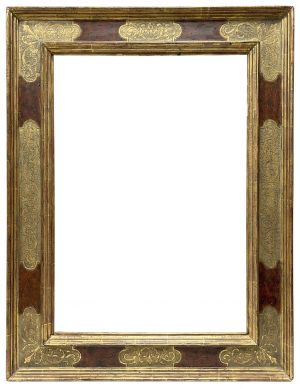 Cadre de style Renaissance 'à cassetta' — 62.8 x 44.4 cm —Réf. PC0146M1