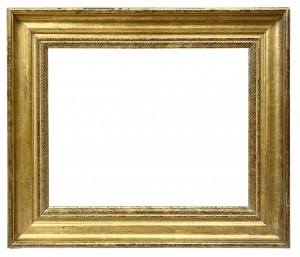 Cadre doré avec rais-de-coeur à la vue —33 x 41.4 cm — Ref. 2361